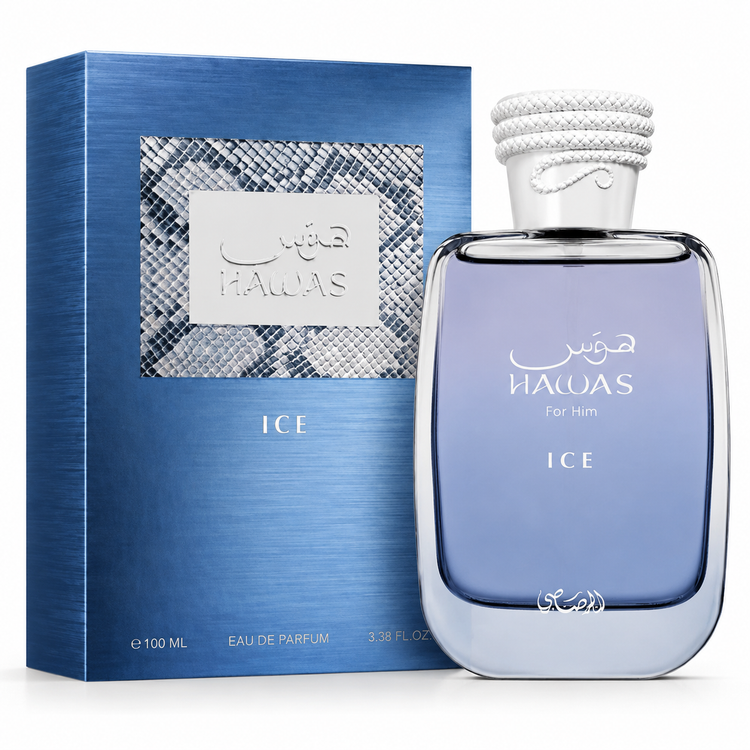 عطر ادکلن رصاصی مدل هوس آیسRasasi Hawas Ice for Him